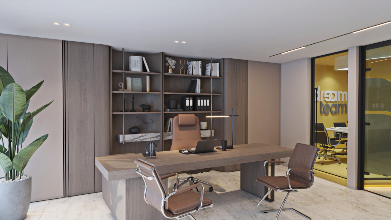 Espace de bureau moderne et collaboratif à Agadir